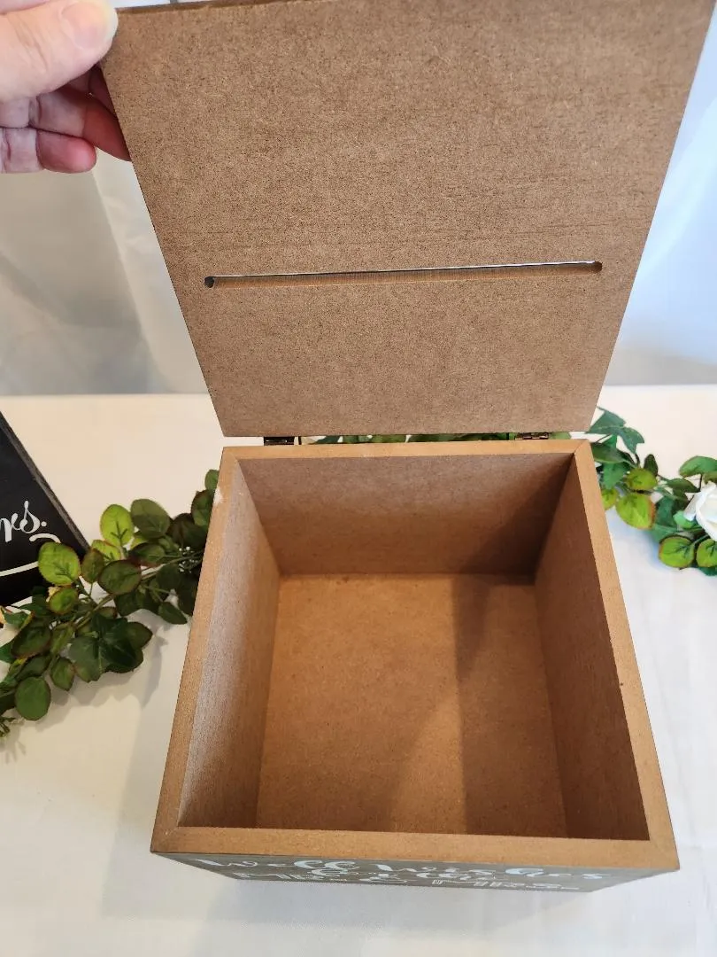 Wishes Box Well Wishes For The Mr & Mrs Wooden