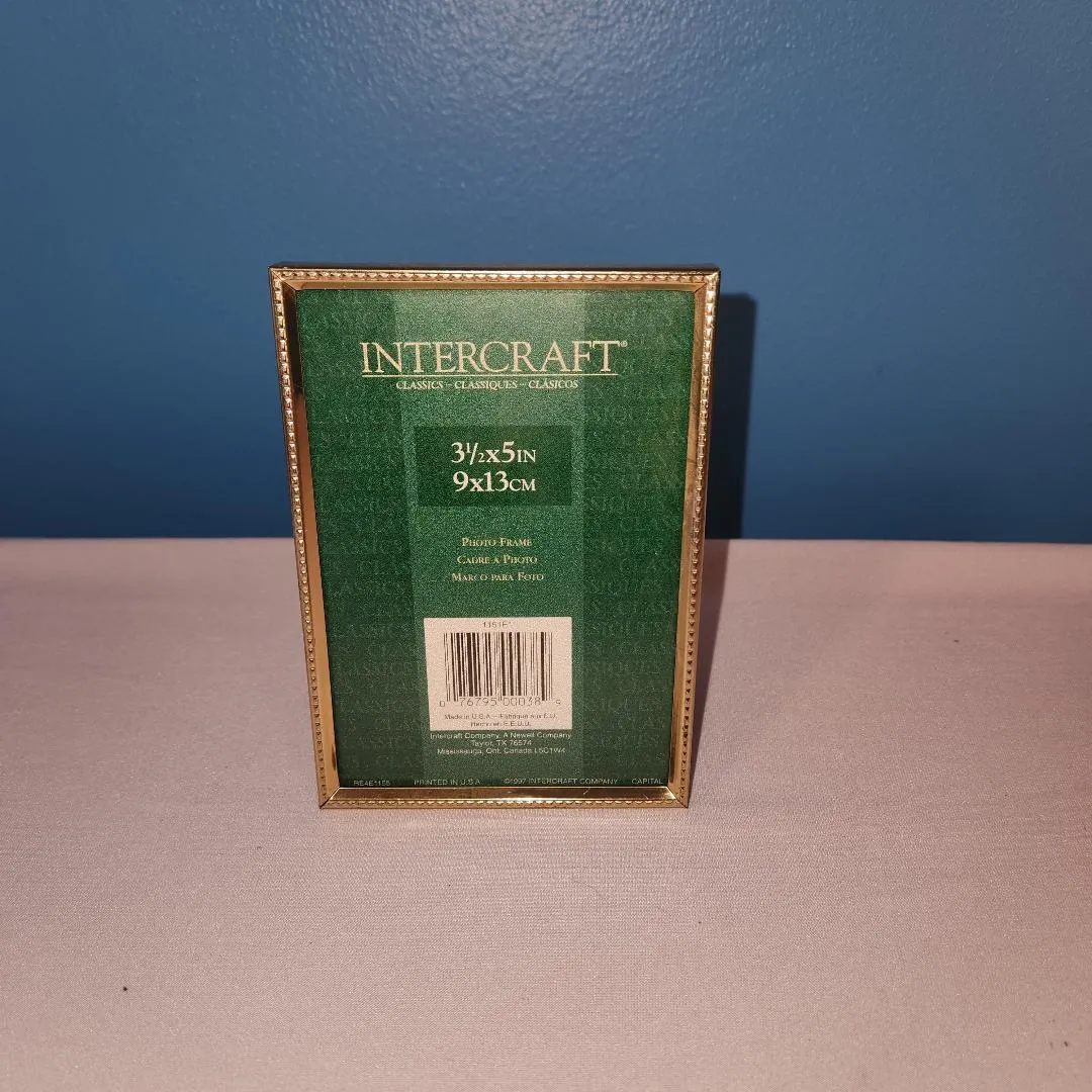 Golden Frame 3.5 in x5 in Easel Back FOR SALE ONLY