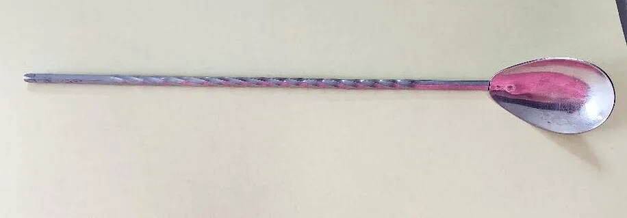 Bar Mixed Drinks Long Handled Spoon Metal