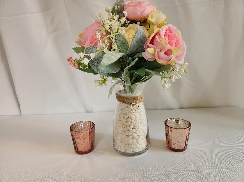 Pink Mercury Glass Votive Candle Holders SET P (QTY 180)