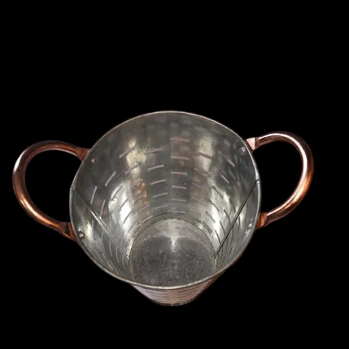 Galvanized Tall Bucket Copper Handles          G8