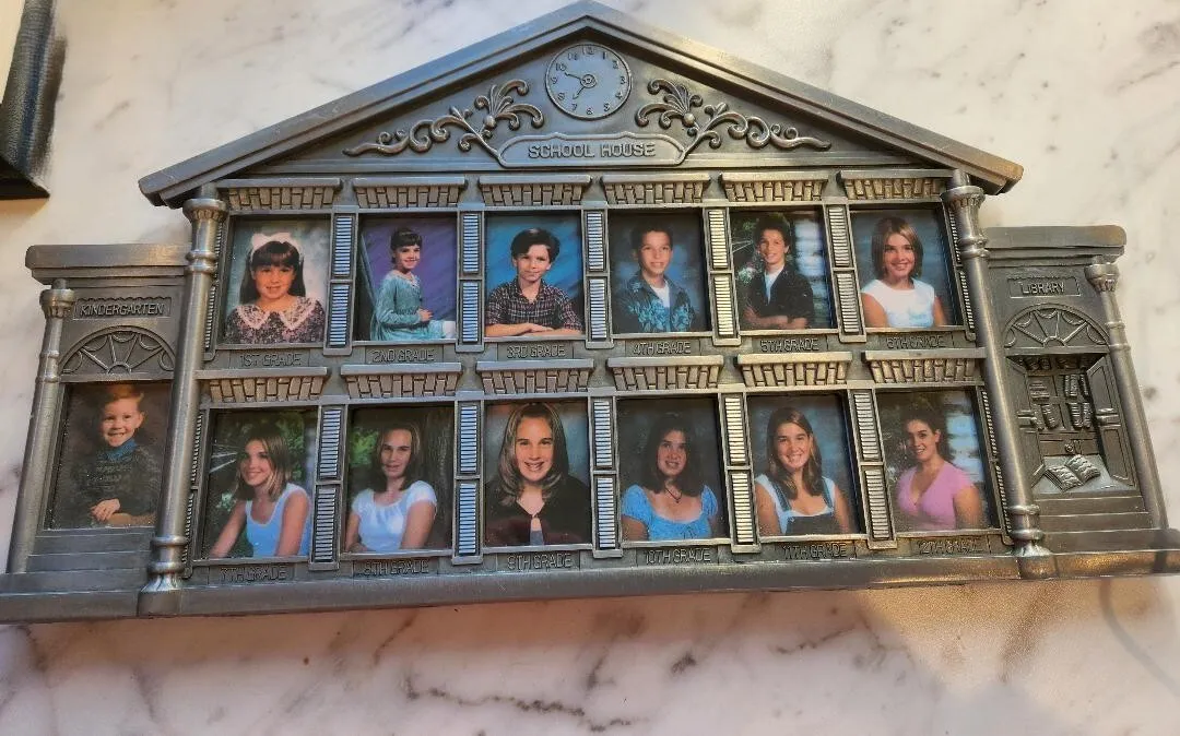 Graduation Party K to 12 School Photos Frame Metal Easel Back