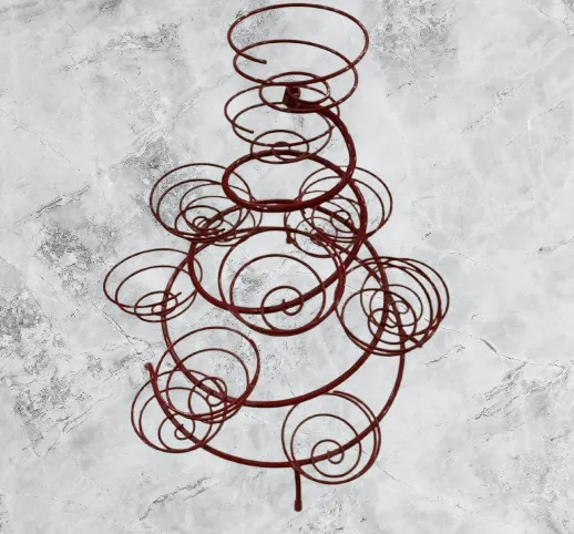 Red Cupcake Metal Holder