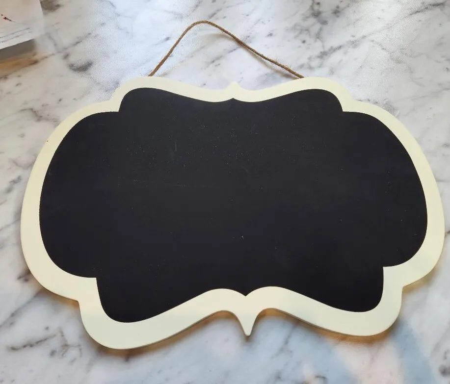 Ivory Chalkboard Hangs #2