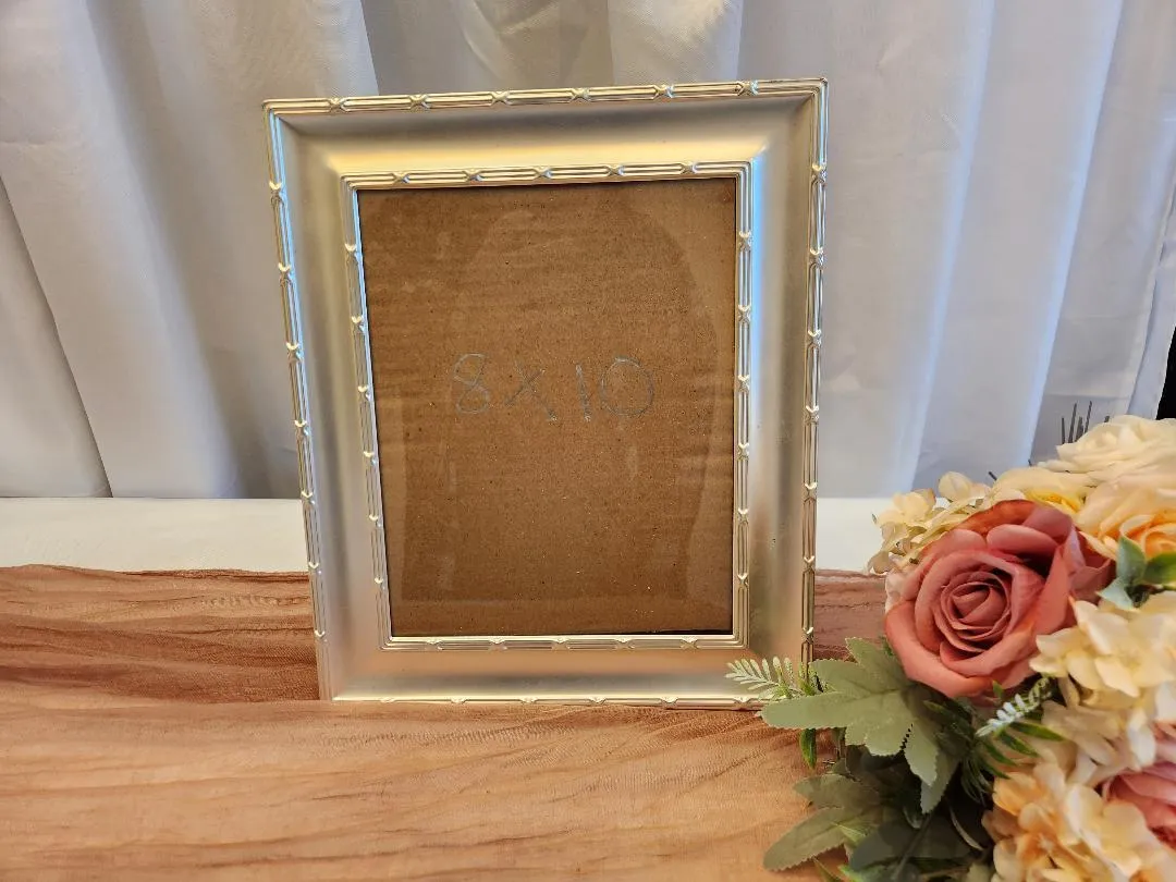 Silver Frame 8x10 Easel Back   SF15
