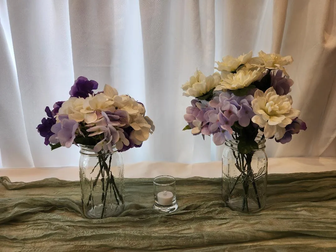 Purple and White Centerpieces COMING SOON