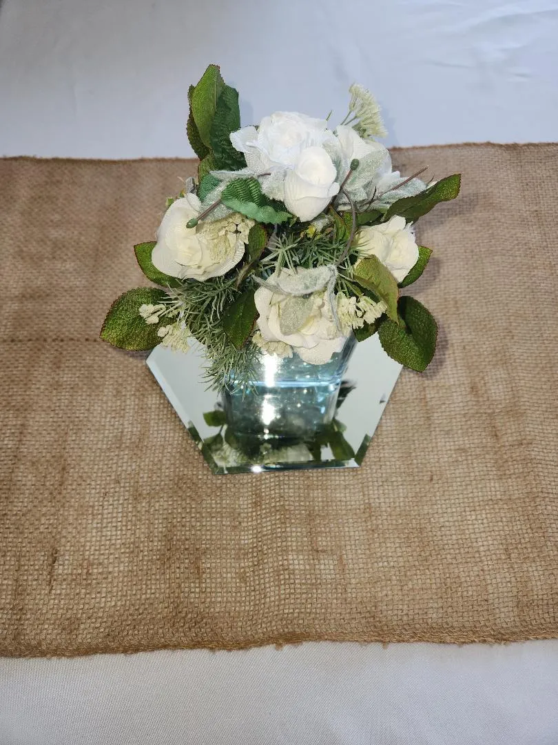 Burlap Runner 12 in Wide x 84 in (7 feet)