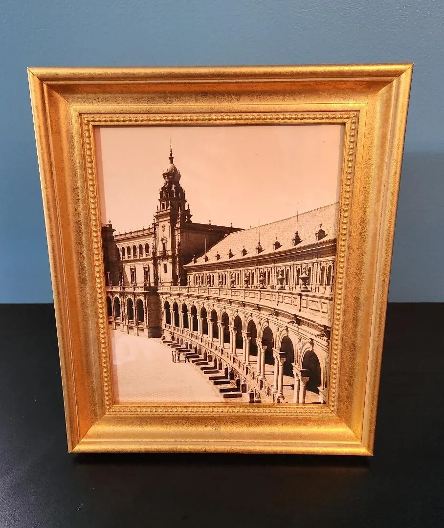 Golden Wood Frame 8 x 10 Memory Photos Signage Menu Boards  GF 13