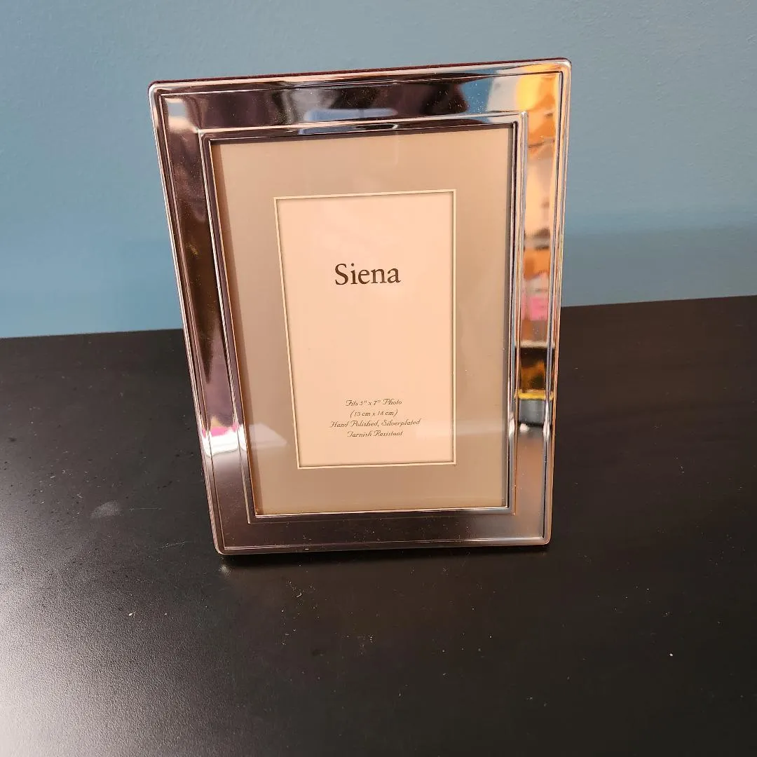 5x7 Silver Plated Photo Menu Sign Frame SF 9