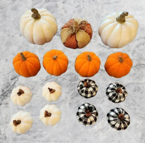 Pumpkin Add On Package Orange and White