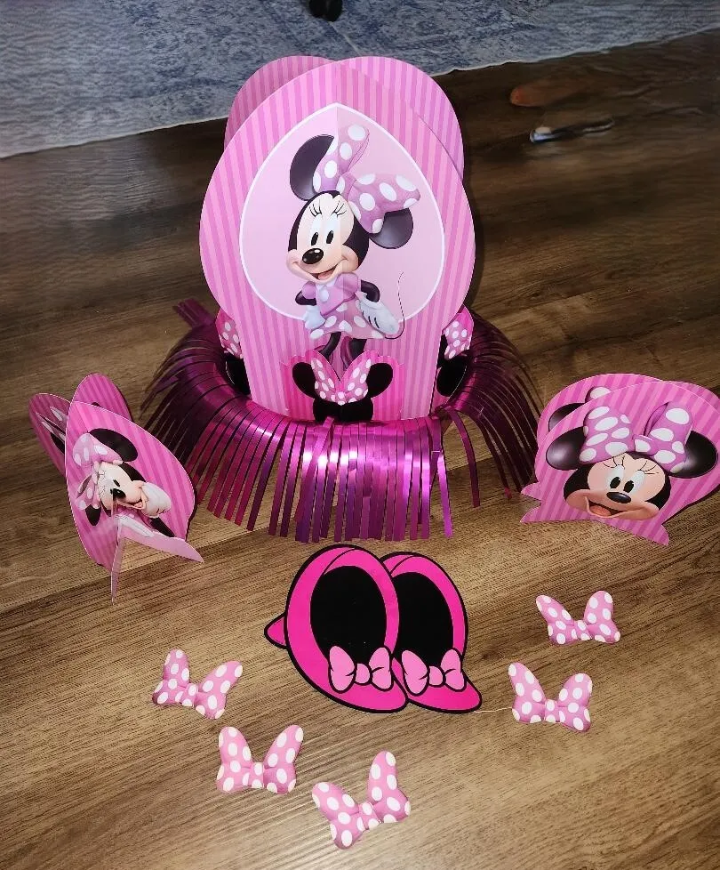 Minne Mouse Birthday Party Decorations Package
