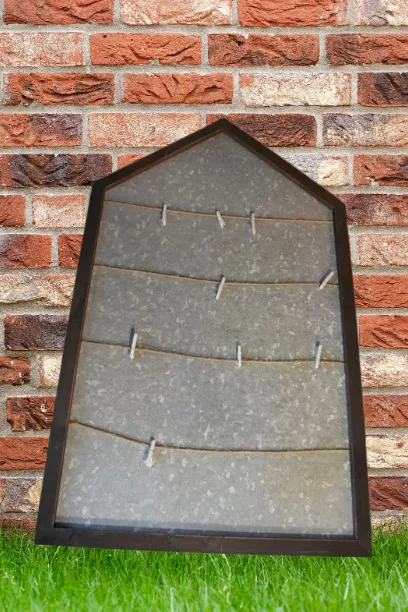 Wood Framed 4 String Memory, Photo, Menu or Seating Chart Board  (QTY 2)