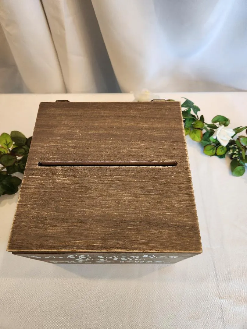 Wishes Box Well Wishes For The Mr & Mrs Wooden