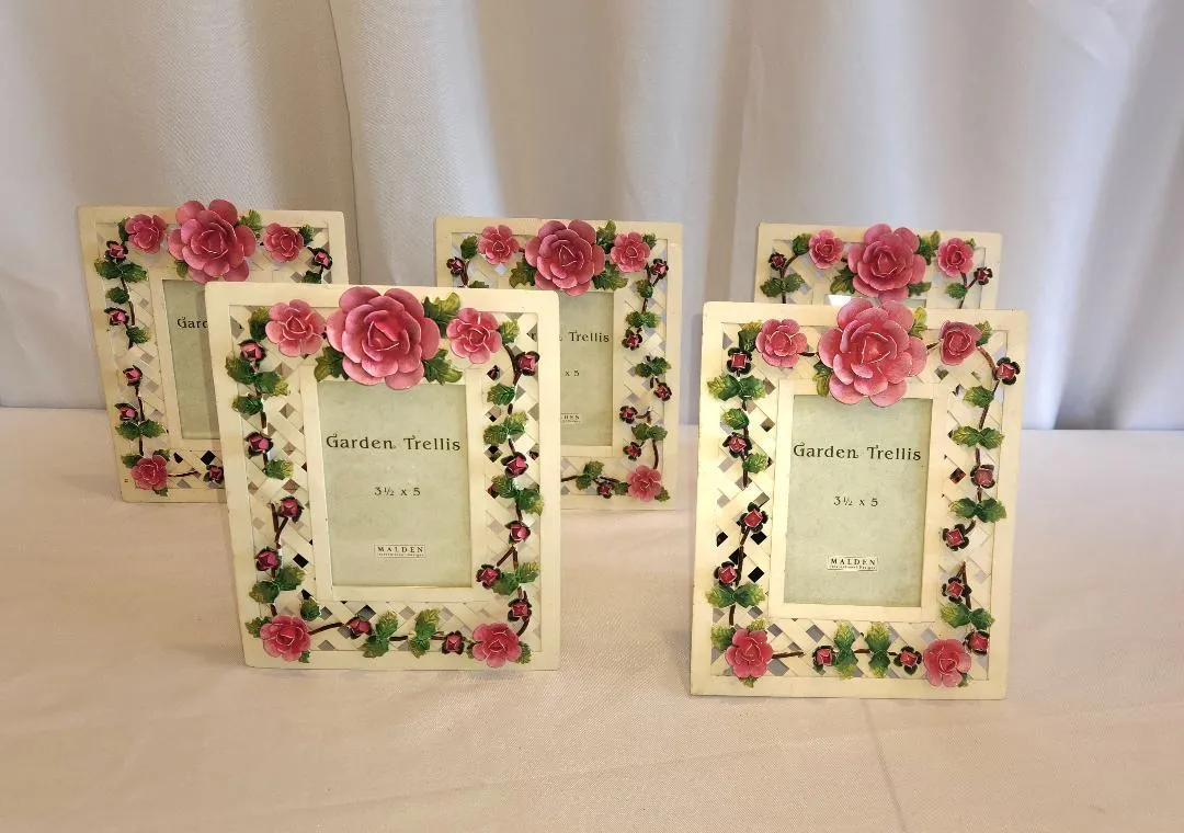 Rose Garden Frame 3.5 in x 5 in Signage, Menu, Photos   (QTY 5)