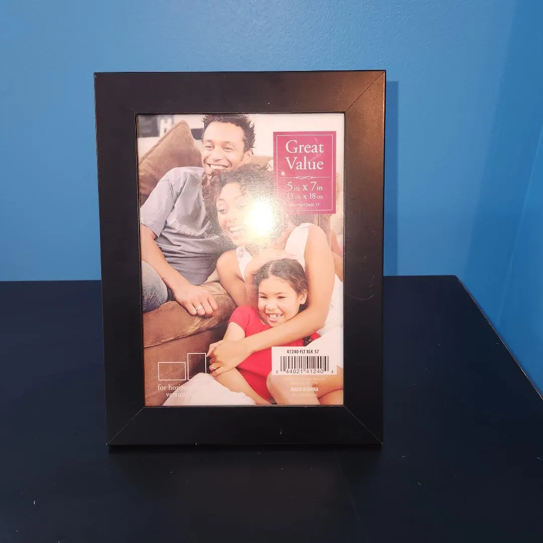 Black Wood 5x7 Frame Easel Back  Memory Photos Signs  (QTY 3) BF 8 BF 9 BF 10