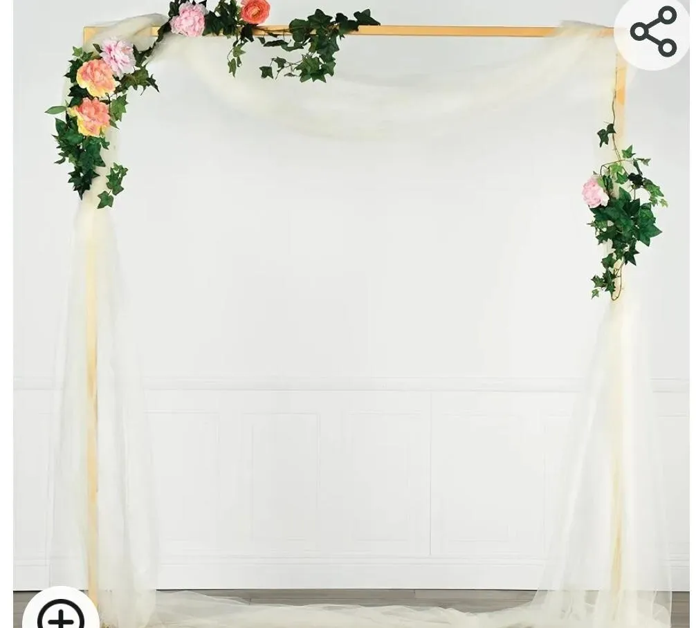 Gold Metal Rectangle Arch 