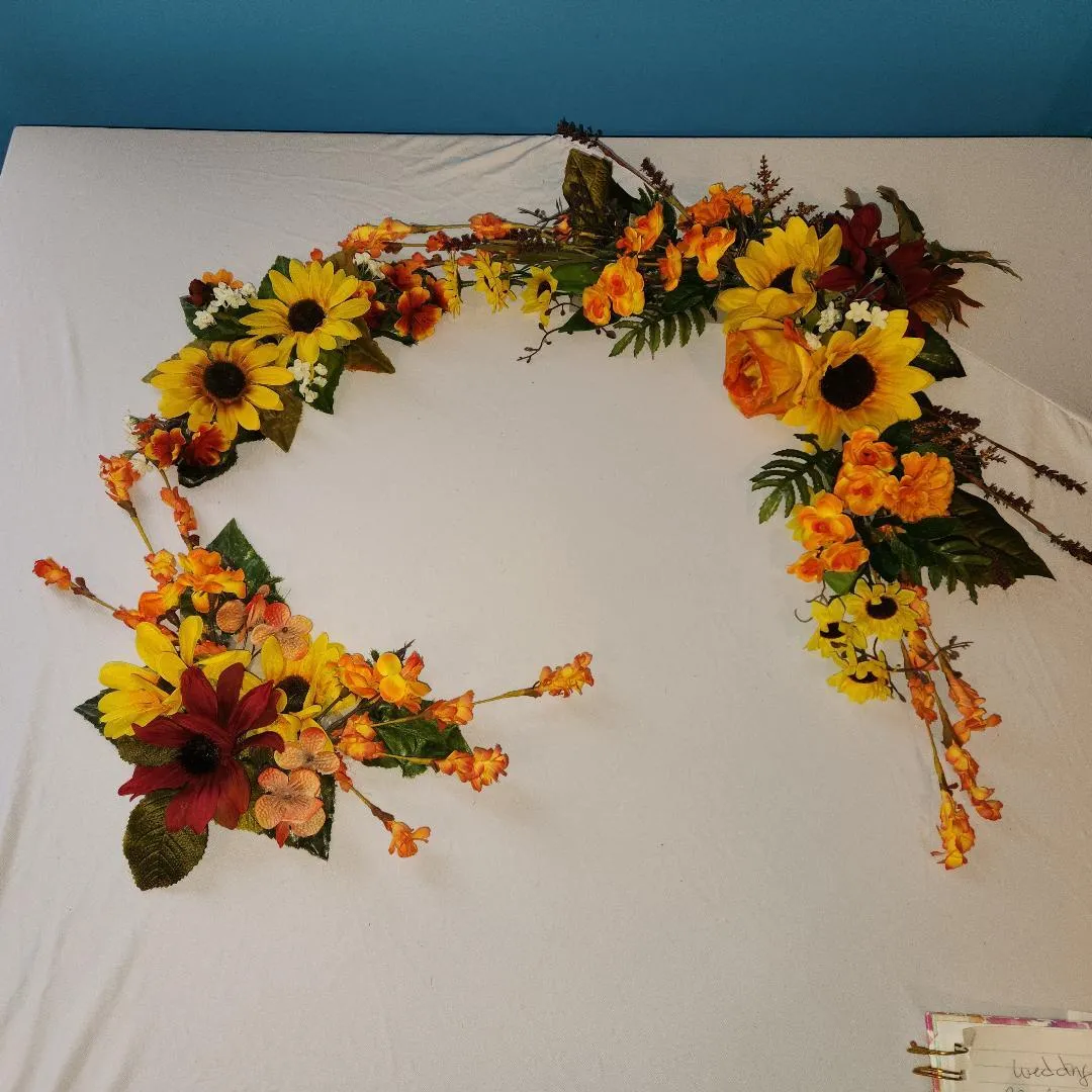 Floral Sheet Cake Frame Decoration Set