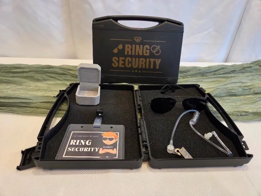 Ring Bearer Ring Security Box  (QTY 2) 