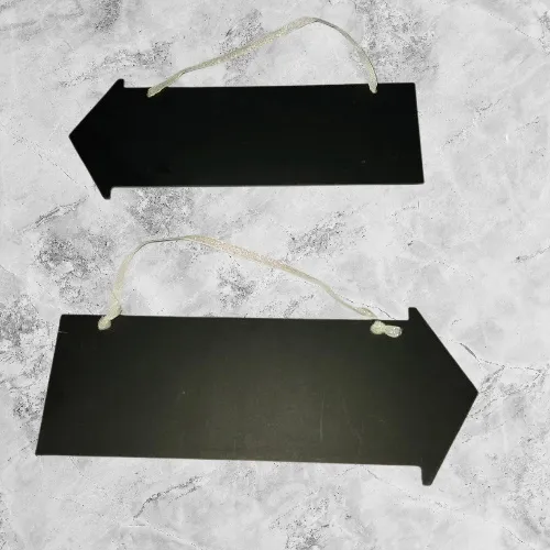 Chalkboard Arrow Signs Double-sided Hanging   (QTY 3)