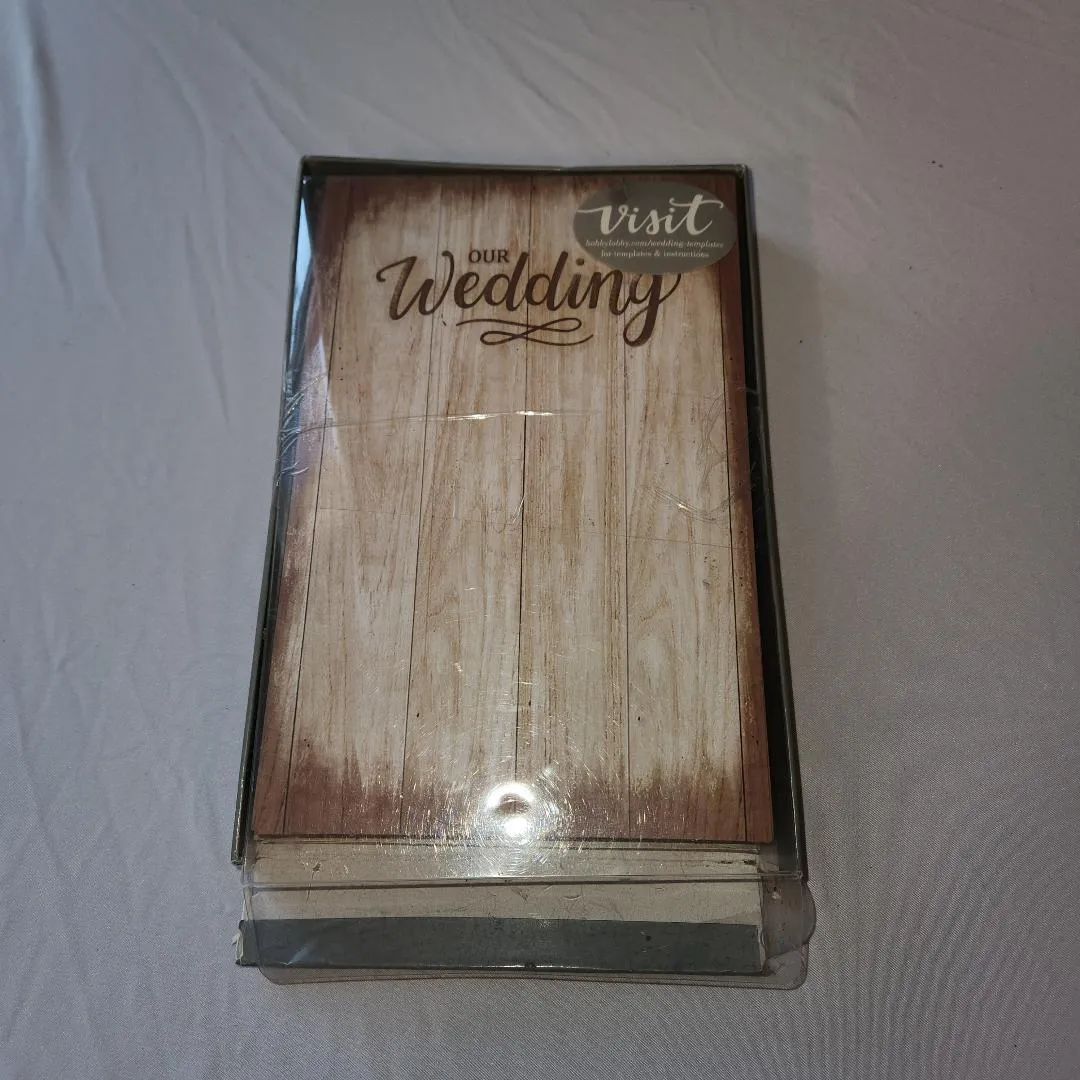 DIY Rustic Themed Wedding Invitations (25)  &  RSVP (13) Card Sets Print at Home 