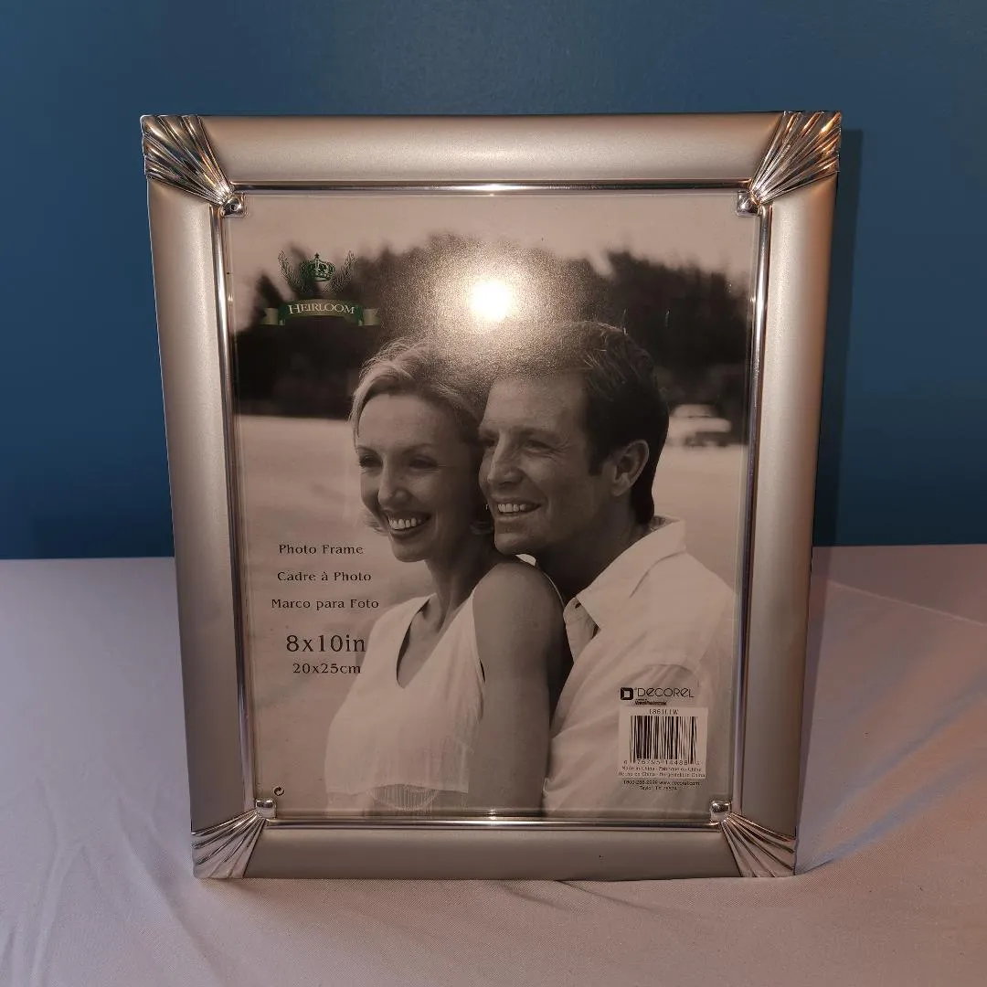 Silver Colored Frame 8x10 Easel Back  Party Signs Menus Memory Photos  SF2