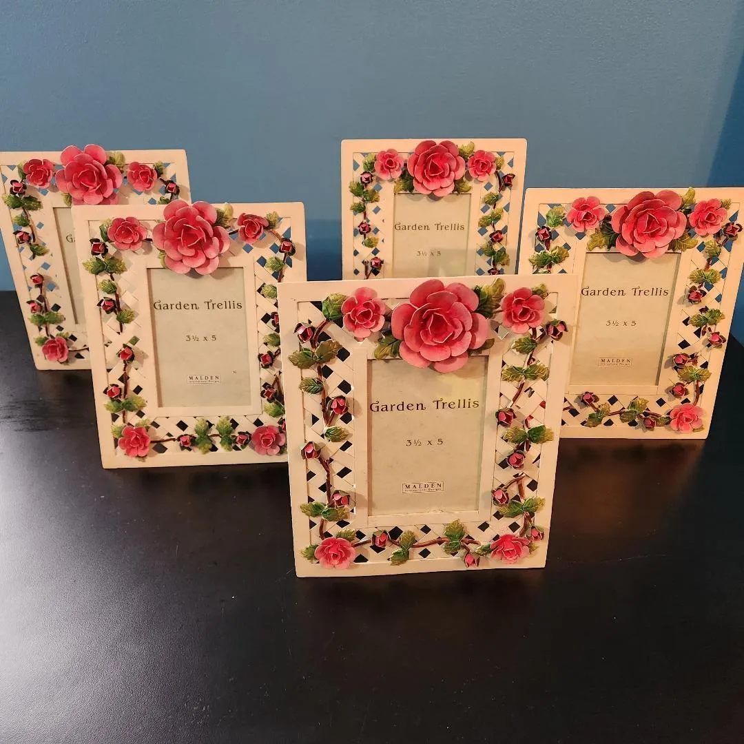 Rose Garden Frame 3.5 in x 5 in Signage, Menu, Photos   (QTY 5)
