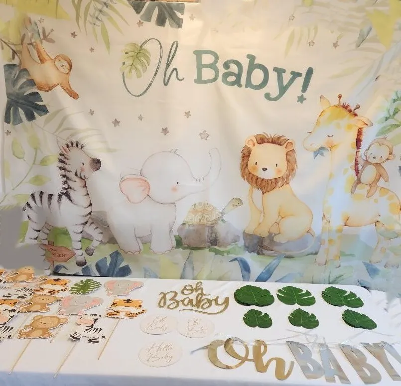 Oh Baby Wild Animal Baby Shower Gender Neutral Package