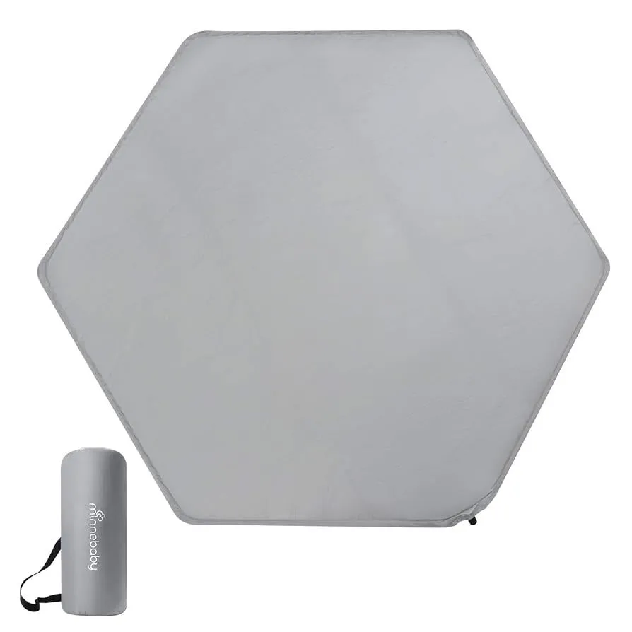 Minnebaby Hexagon Playpen Mat Compatible with Regalo Play Yard