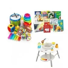 Keep Them Busy Bundle - 6 Months - 1.5 Years - Stationary Activity Center