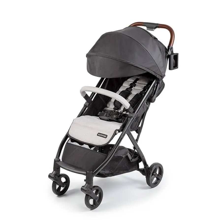 Summer Infant Ingenuity 3Dquickclose CS+ Compact Fold Stroller – Lightweight Stroller with Oversized Canopy