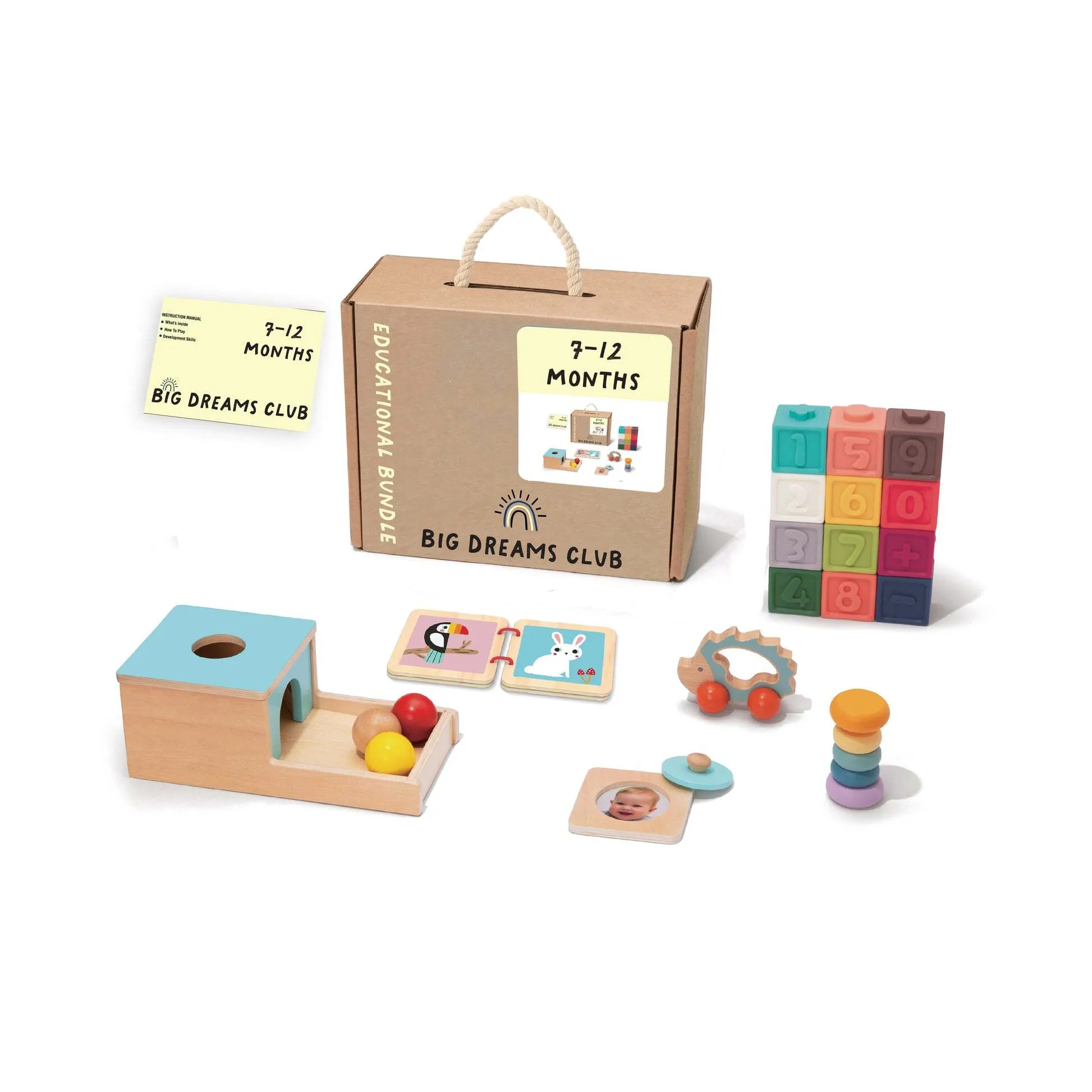 Big Dreams Club – Educational Toy Bundle 7-12m – The Kakapo Bundle