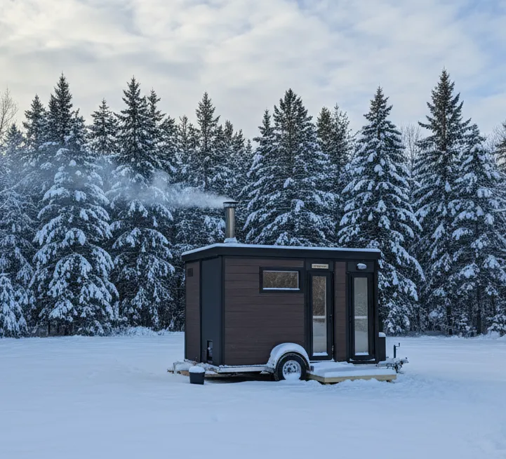 Wood Burning Sauna w/ Changeroom