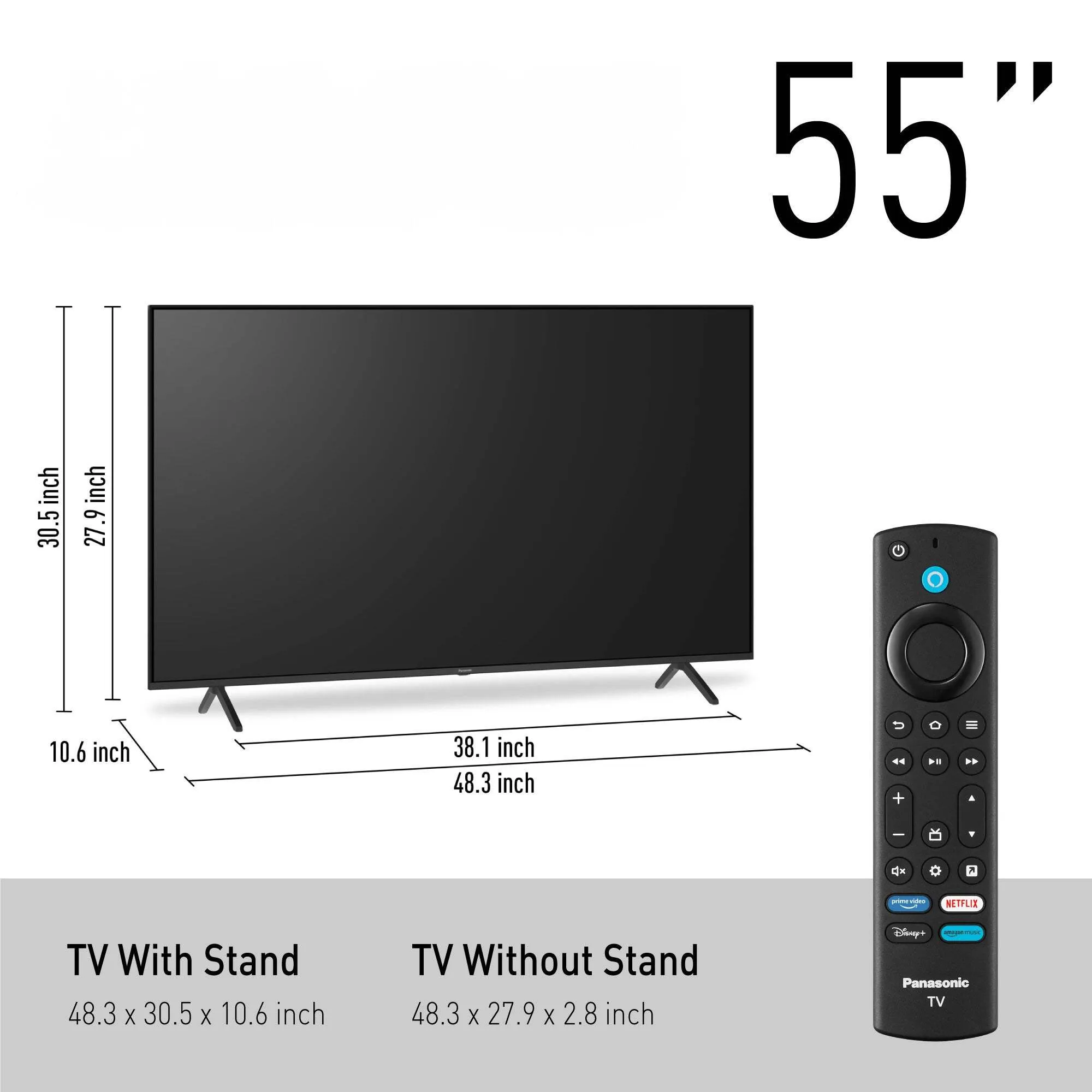 55" SmartTV with Remote
