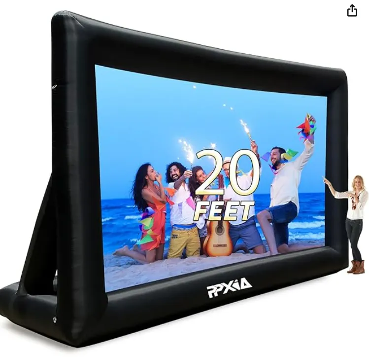 Outdoor Inflatable Movie Screen w/ Projector