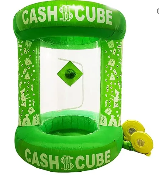 Inflatable Cash Cube Booth with Blower