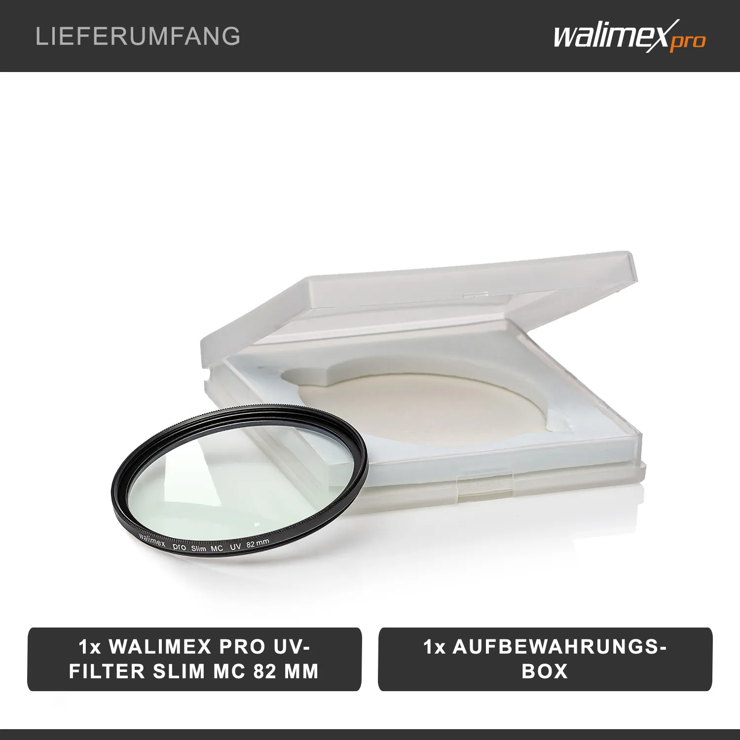 Walimex Pro Slim MC UV-Filter 82mm