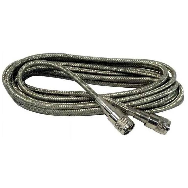 PROCOMM 18' Armorflex Dual Shield Coax Cable with Soldered PL 259 Connectors