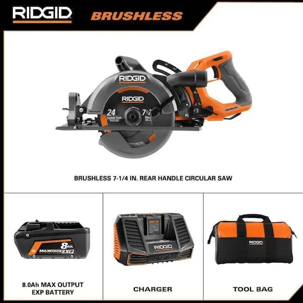 Ridgid 7 1/4" Battery Circular Saw