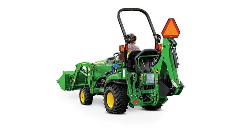 John Deere Tractor & Backhoe