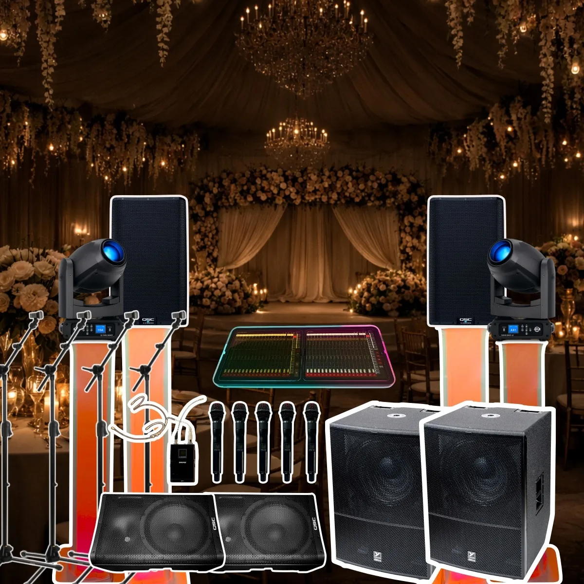 Ultimate Wedding & Party Audio and Light Package