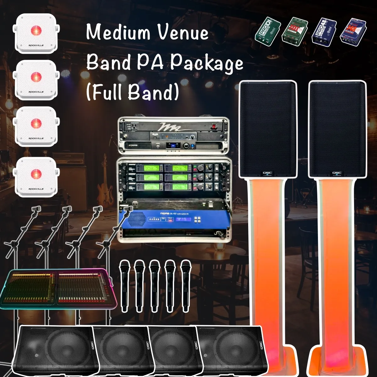 Medium Venue Band PA Package (Full Band)