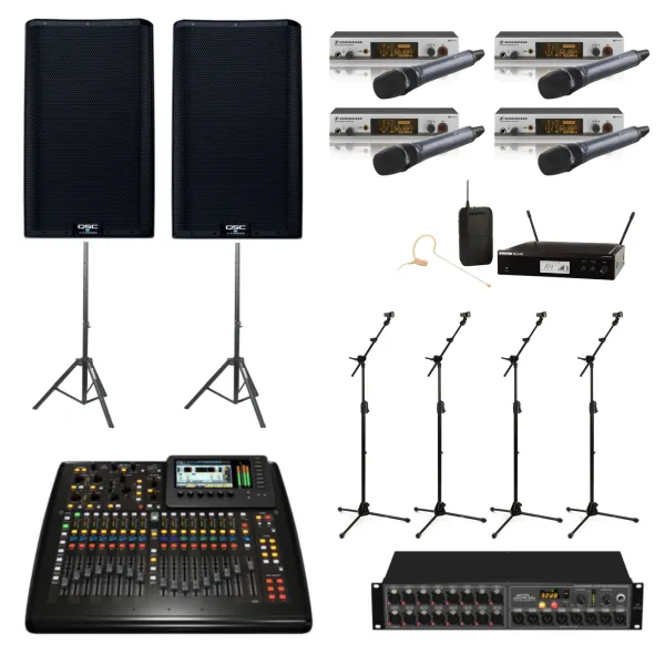 Pro Sound Setup for Events up to 150 People