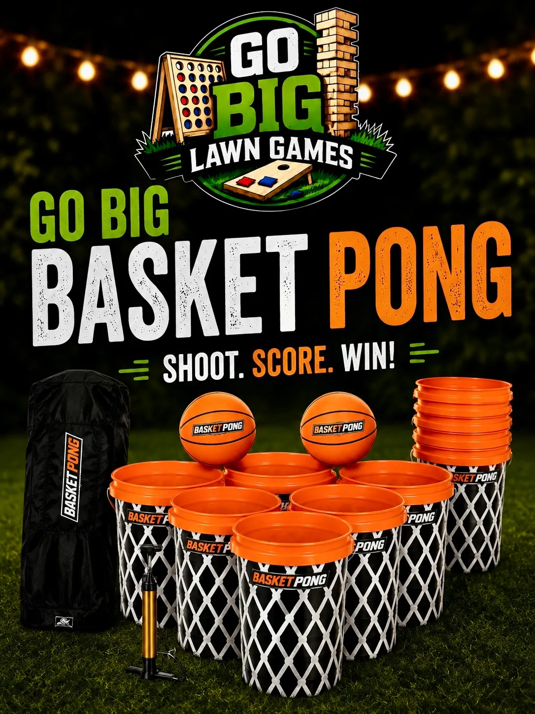 Go BIG Basket Pong