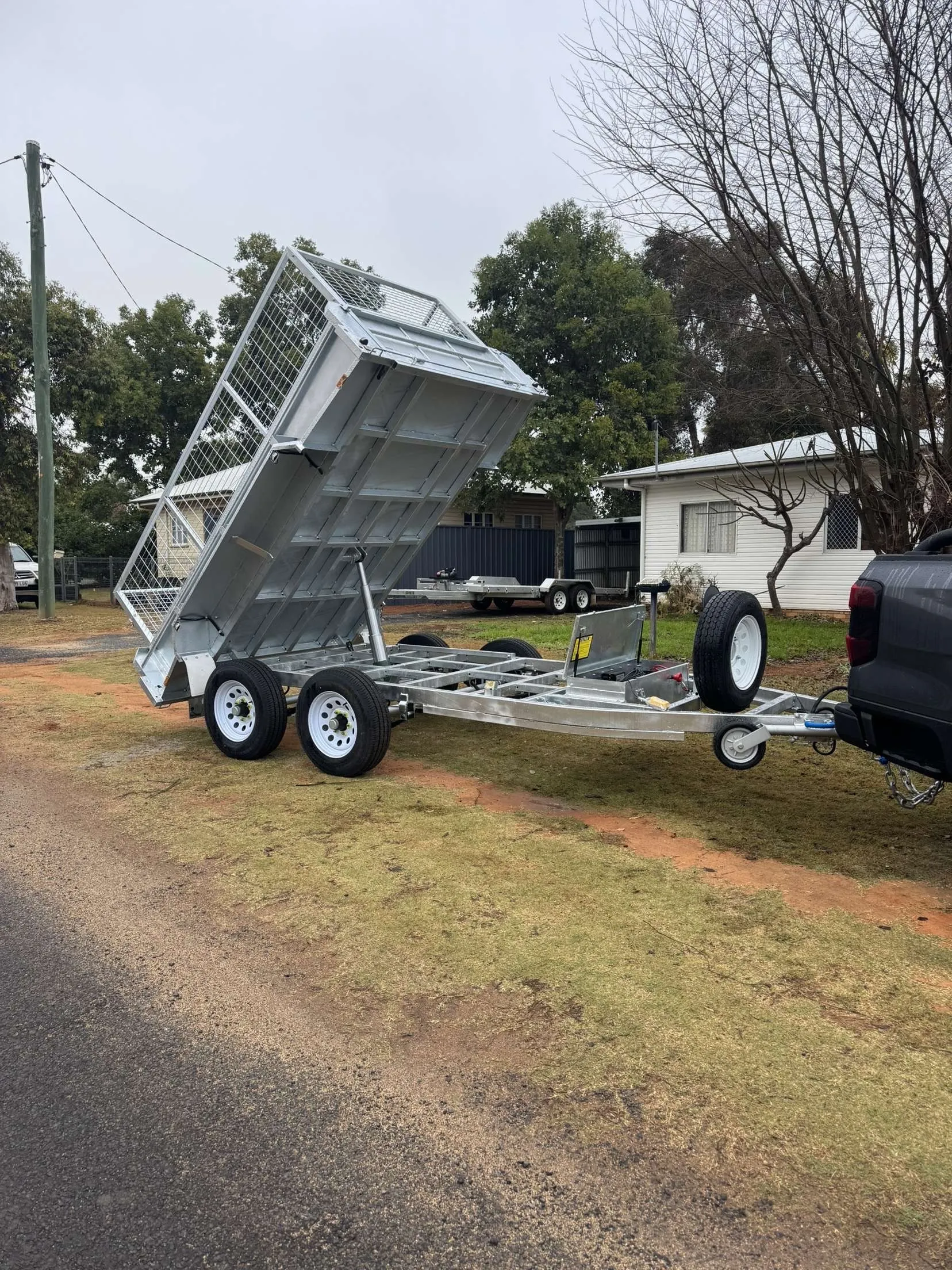 10x5 - 3.5 Ton Hydraulic Tipper Trailer 