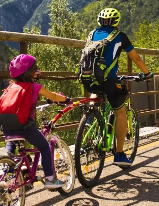 Barre de remorquage pour vélo enfant