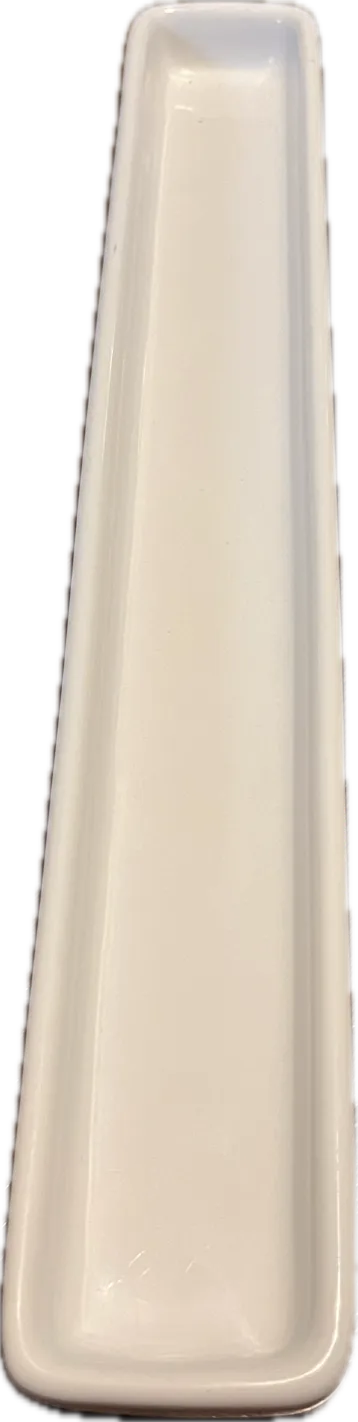 Rectangle White Ceramic Appetizer Platter 14"