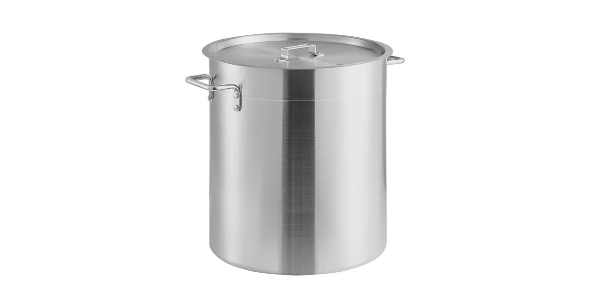 Aluminum Stock Pot 50 gallon with Lid