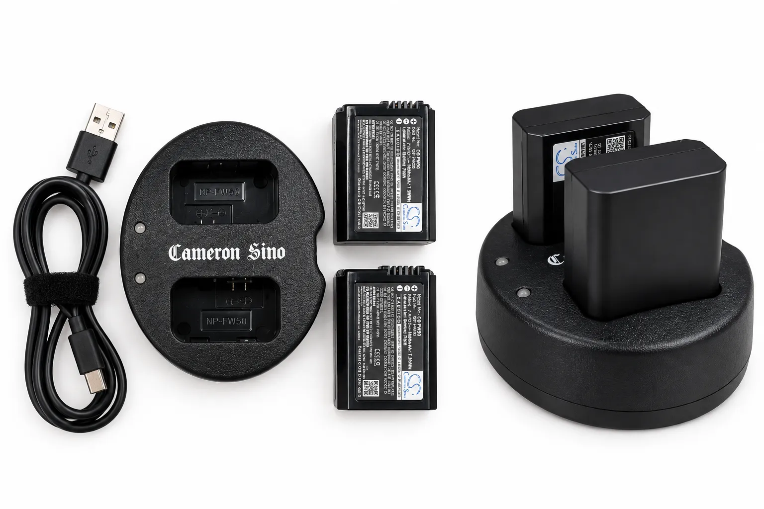 Dual Battery Charger with 2 Batteries – Sony NP-FW50