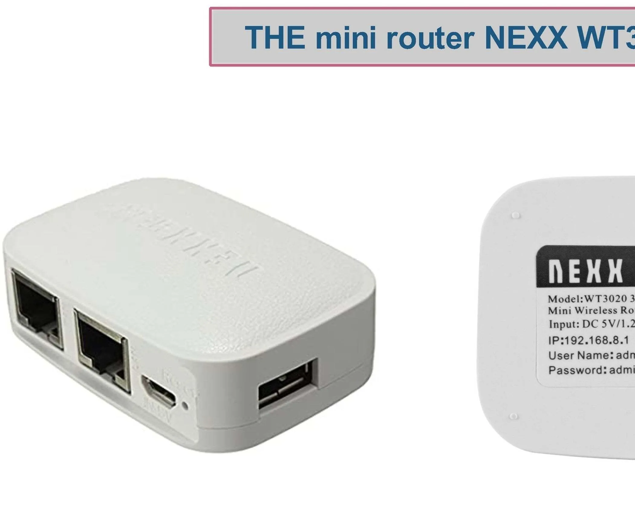 NEXX mini router
