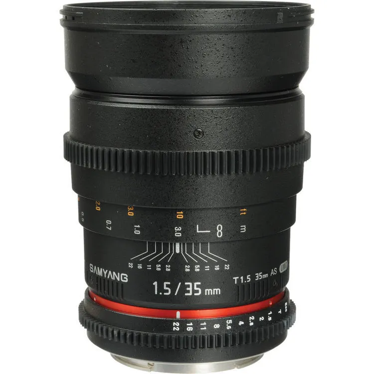 Samyang 35mm T1.5 VDSLR AS UMC II EF Mount